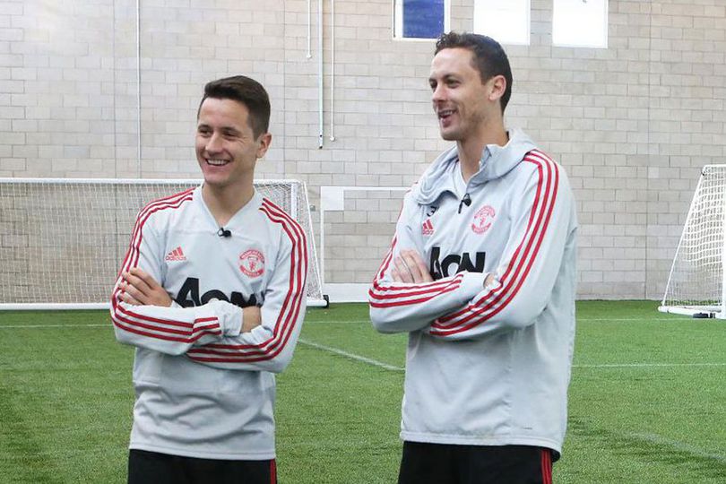 Nemanja Matic Enjoy Main Bareng Ander Herrera