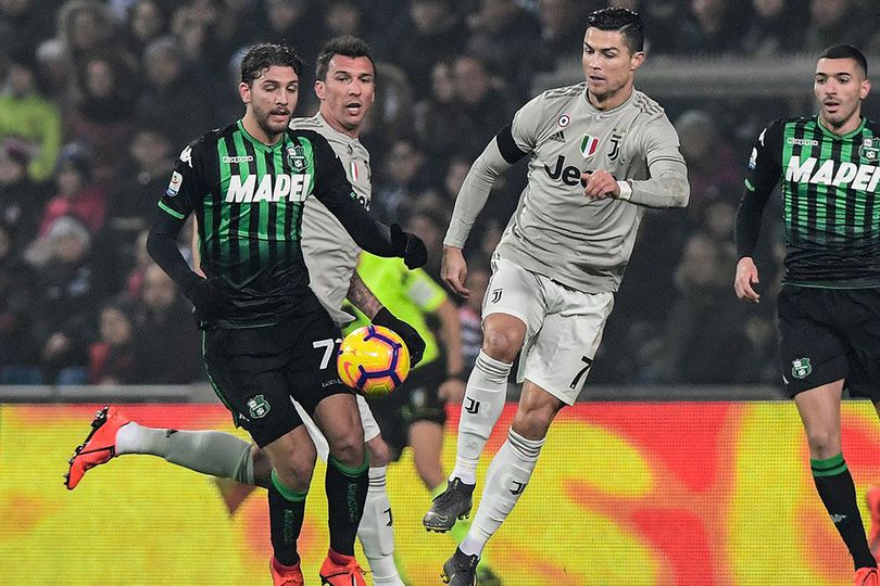 Hasil Pertandingan Sassuolo vs Juventus: Skor 0-3