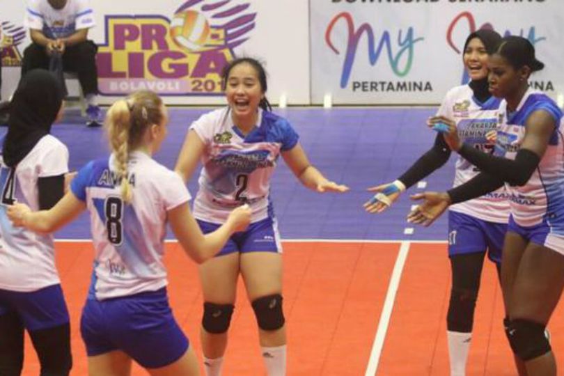 Langkah Jakarta Pertamina Energi ke Final Proliga 2019 Tak Terbendung