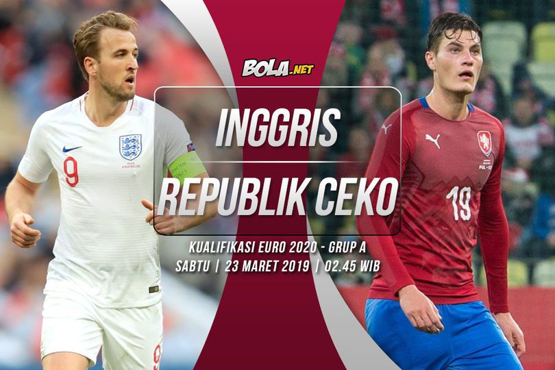 Prediksi Inggris vs Republik Ceko 23 Maret 2019