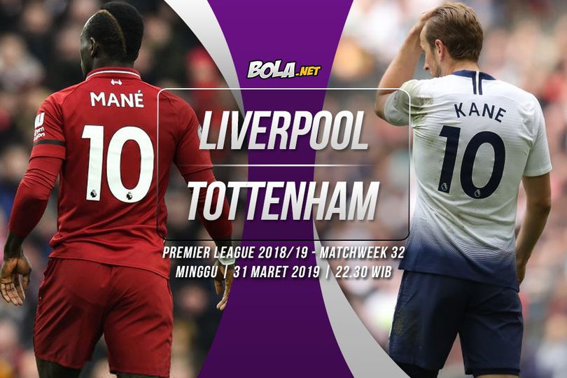 Data dan Fakta Premier League: Liverpool vs Tottenham