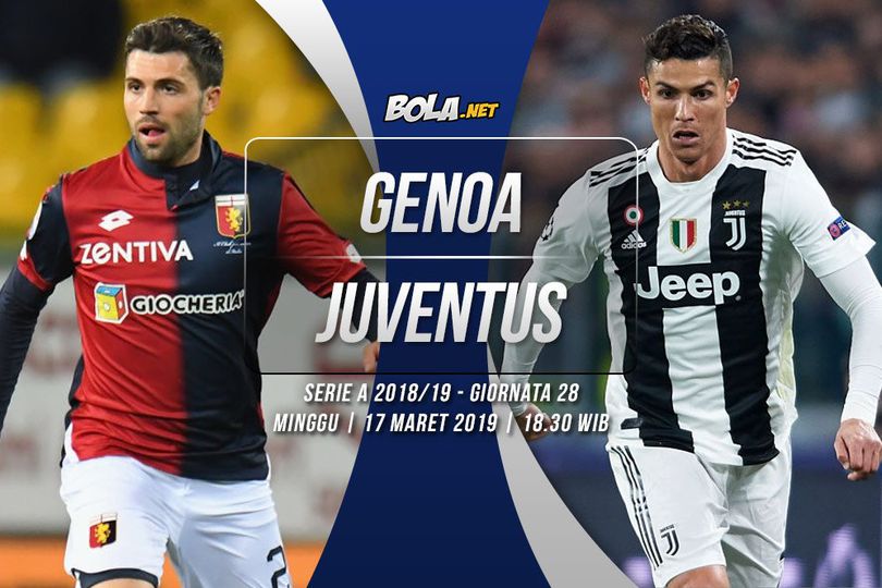 Data dan Fakta Serie A: Genoa vs Juventus