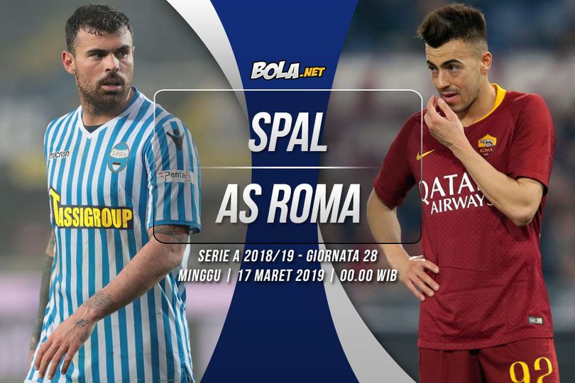 Data dan Fakta Serie A: SPAL vs AS Roma