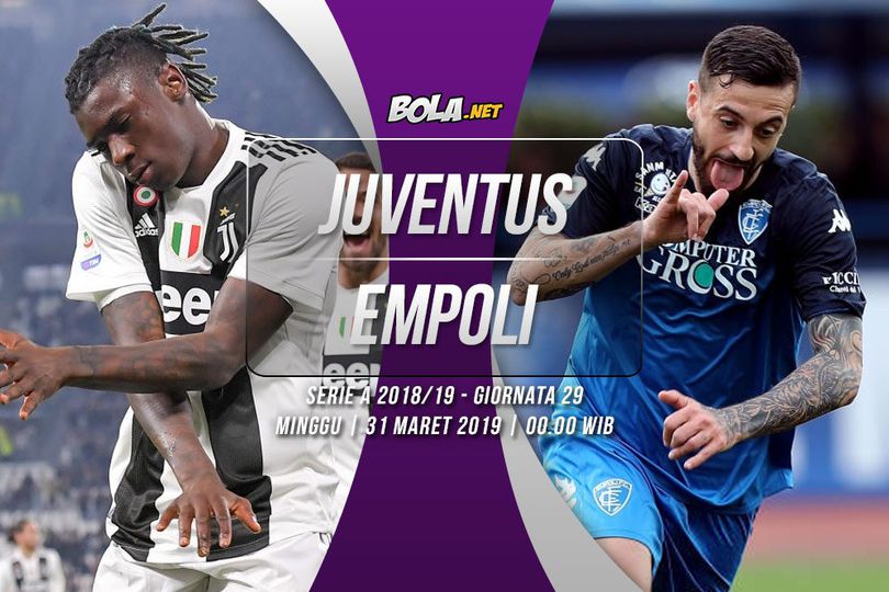 Prediksi Juventus vs Empoli 31 Maret 2019