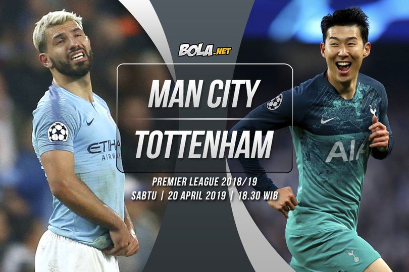 Prediksi Manchester City vs Tottenham 20 April 2019