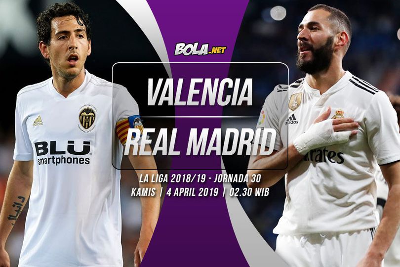 Data dan Fakta La Liga: Valencia vs Real Madrid