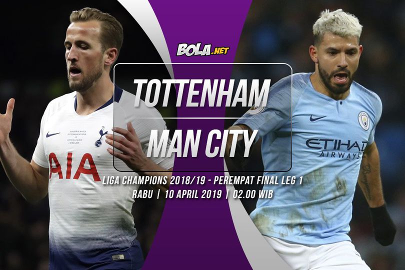 Data dan Fakta Liga Champions: Tottenham vs Manchester City