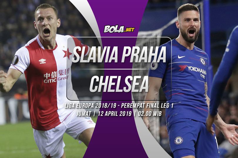 Prediksi Slavia Praha vs Chelsea 12 April 2019