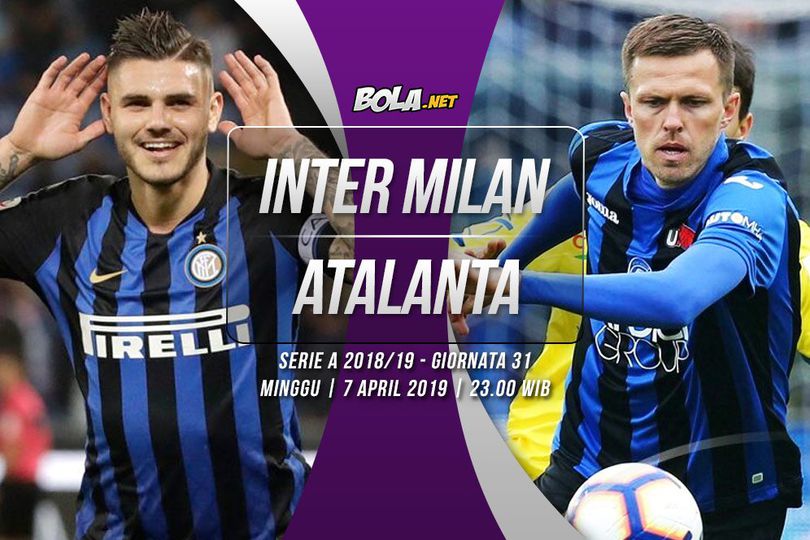 Prediksi Inter Milan vs Atalanta 7 April 2019