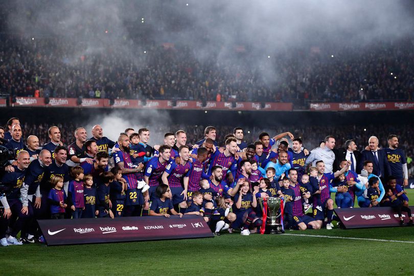 Setelah Juara La Liga, Barca Kini Kejar Treble Winners