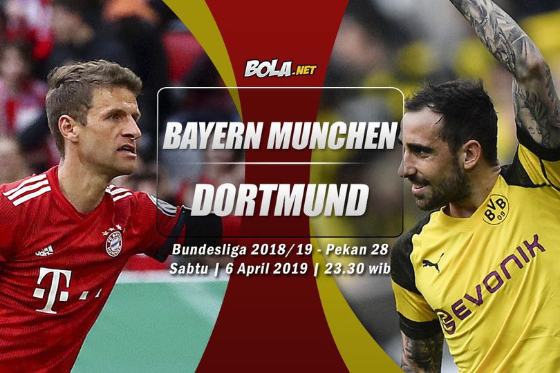 Prediksi Bayern Munchen vs Borussia Dortmund 6 April 2019