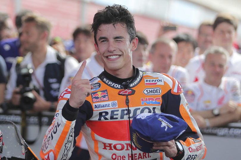 Marquez Akui Kaget Rossi Ajak Jabat Tangan Marquez Akui Kaget Rossi Ajak Jabat Tangan