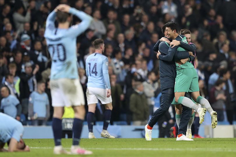 Hasil Pertandingan Manchester City vs Tottenham: Skor 4-3 (Agregat 4-4)