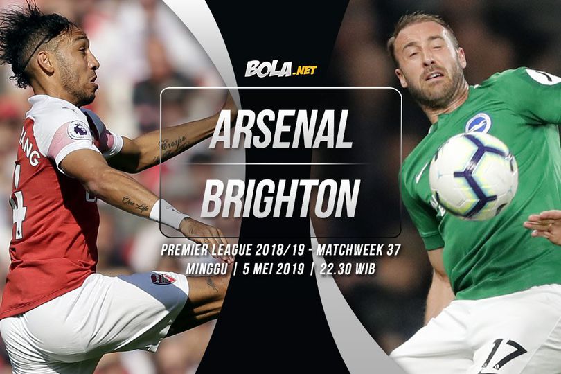 Data dan Fakta Premier League: Arsenal vs Brighton