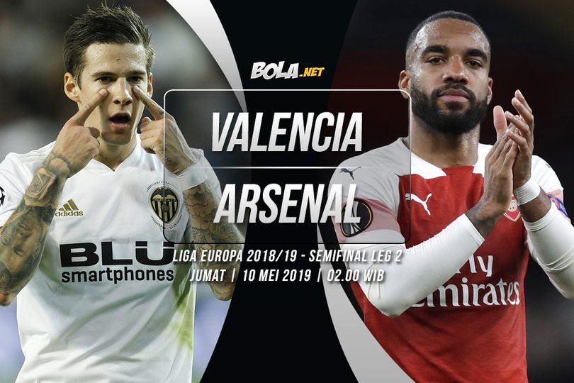 Prediksi Valencia vs Arsenal 10 Mei 2019