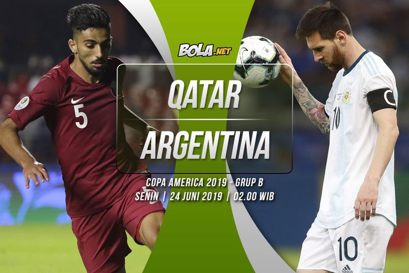 Prediksi Qatar vs Argentina 24 Juni 2019