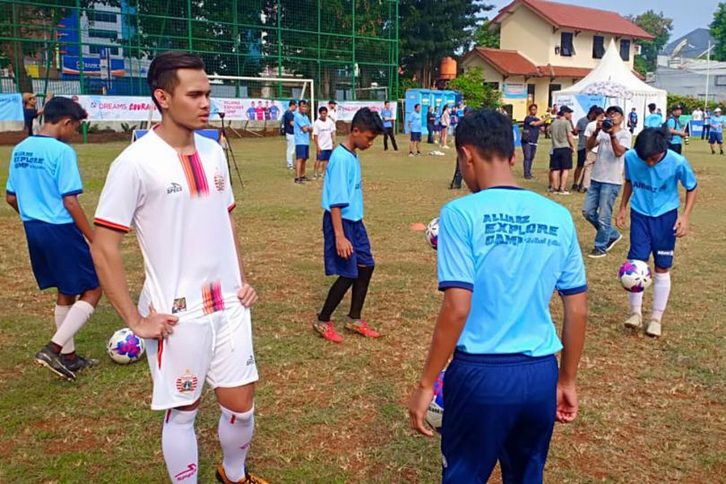 Bintang Persija Apresiasi Allianz Explorer Camp 2019