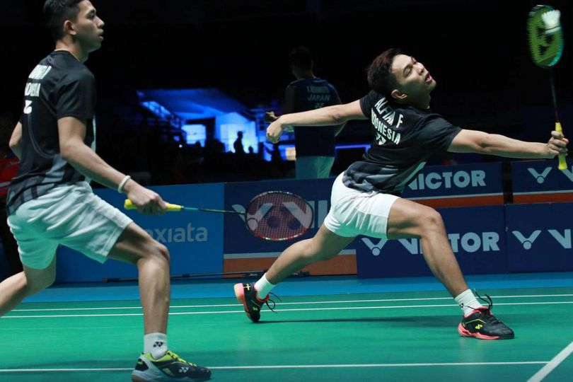 Fajar / Rian Tumbangkan Ganda China di Indonesia Open 2019