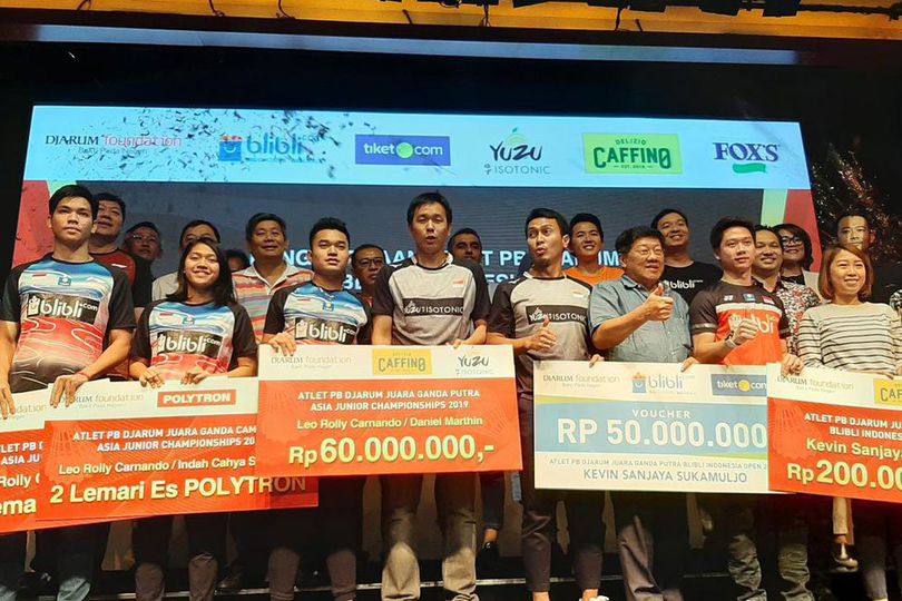 Empat Pebulu Tangkis Indonesia Raih Bonus dari Djarum Foundation