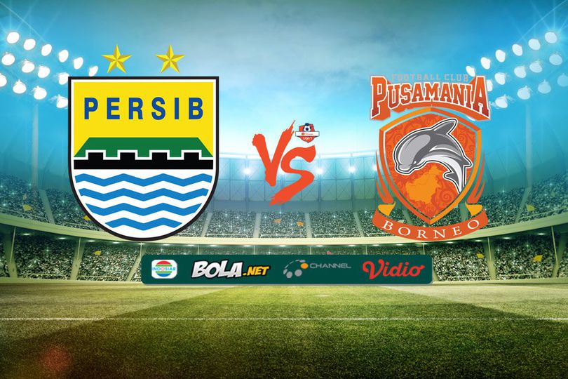 Duel Antarlini Persib Vs Borneo FC di Shopee Liga 1