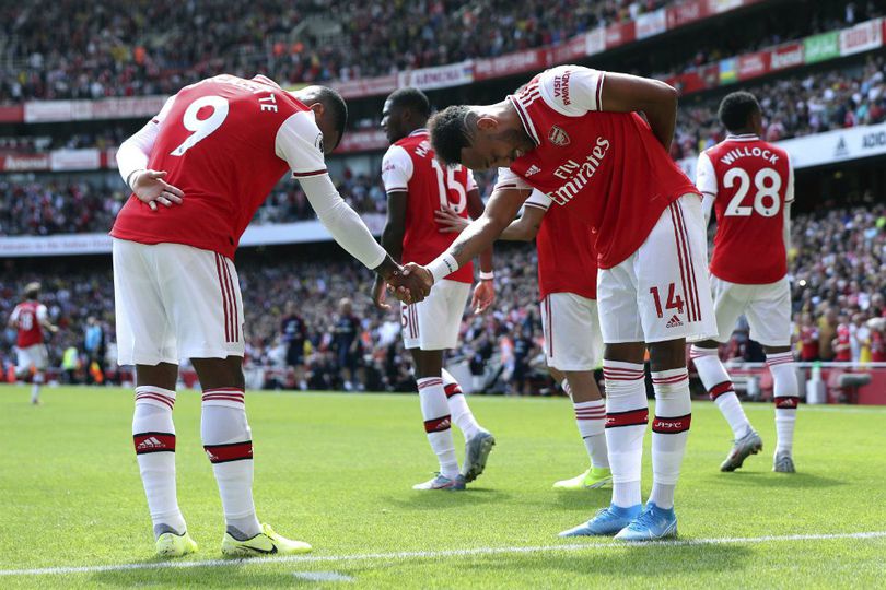 Aubameyang dan Lacazette Jadi Kunci Arsenal Kalahkan Manchester City