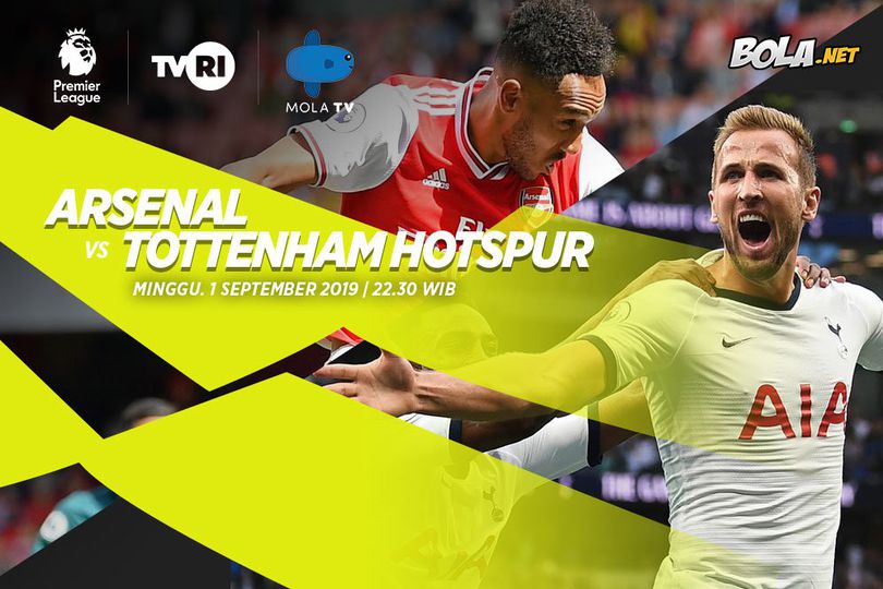 Prediksi Arsenal vs Tottenham Hotspur Minggu 1 September 2019