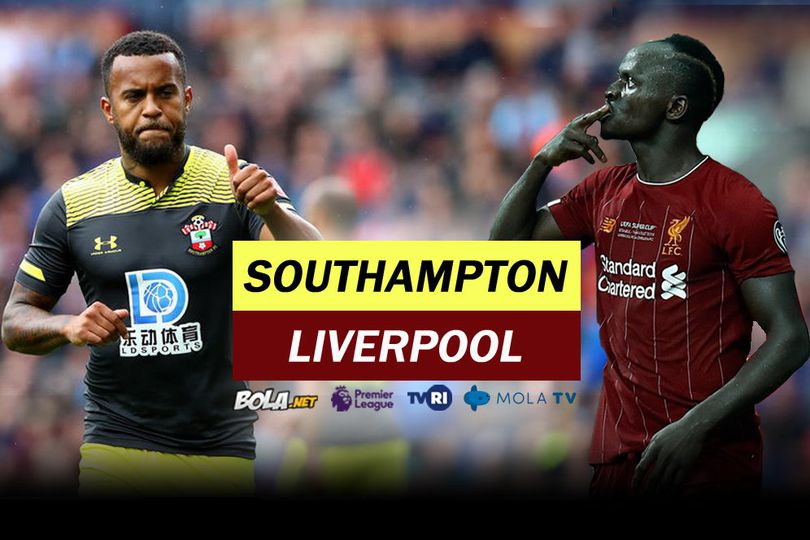 Perkiraan Susunan Pemain Southampton vs Liverpool