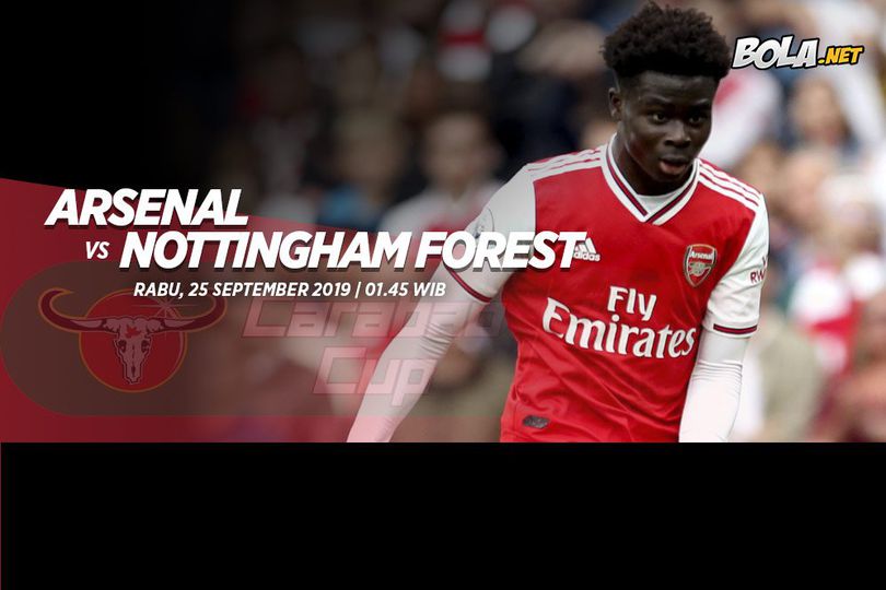 Prediksi Arsenal vs Nottingham Forest 25 September 2019