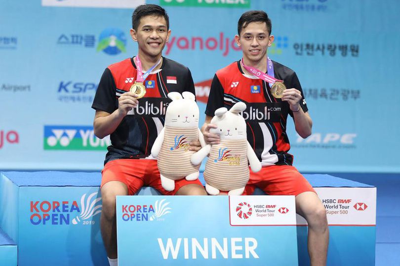 Juarai Korea Open 2019, Fajar/Rian Songsong BWF World Tour Finals 2019