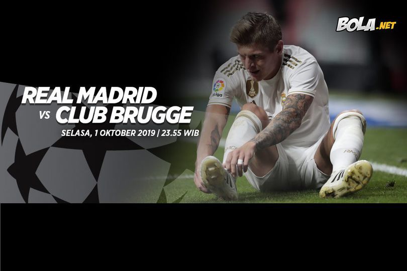 Prediksi Real Madrid vs Club Brugge 1 Oktober 2019