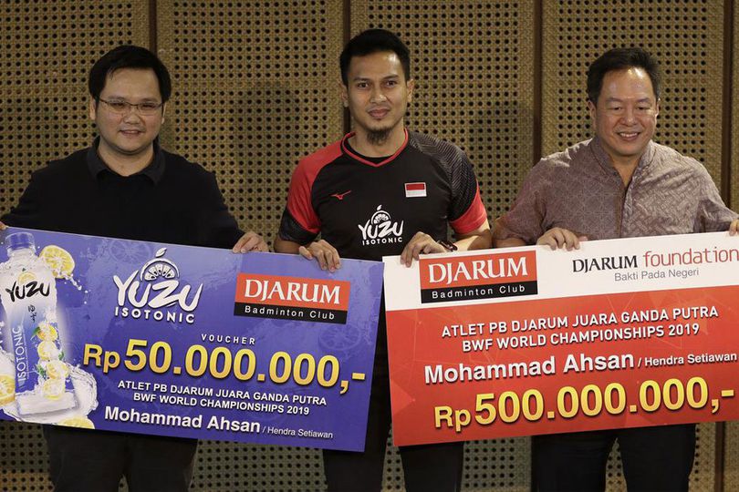 Rebut Gelar Juara Dunia, Mohammad Ahsan Raih Bonus dari PB Djarum