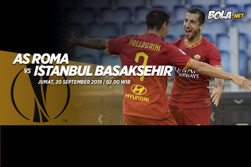 Prediksi AS Roma vs Istanbul Basaksehir 20 September 2019