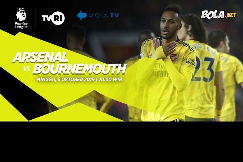 Jadwal Live Streaming Arsenal vs Bournemouth