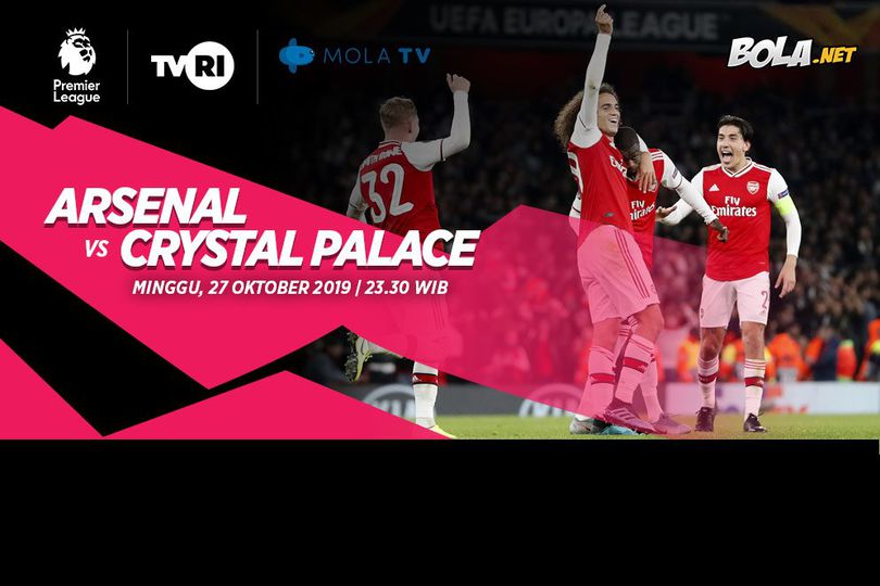 Live Streaming Arsenal vs Crystal Palace di Mola TV