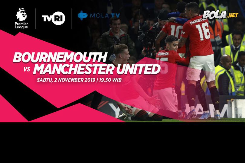 Live Streaming Bournemouth vs Manchester United di Mola TV