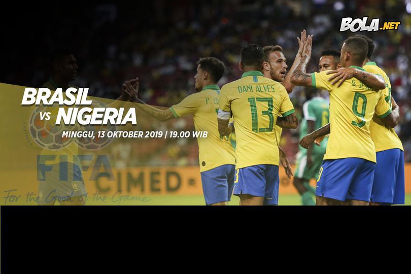 Prediksi Brasil vs Nigeria 13 Oktober 2019