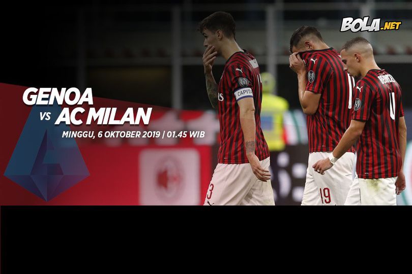 Data dan Fakta Serie A: Genoa vs AC Milan