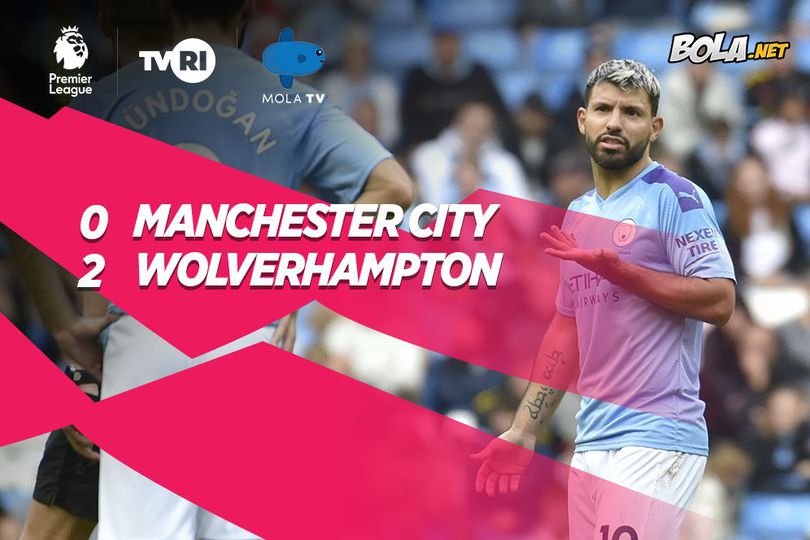 Hasil Pertandingan Manchester City vs Wolverhampton: Skor 0-2