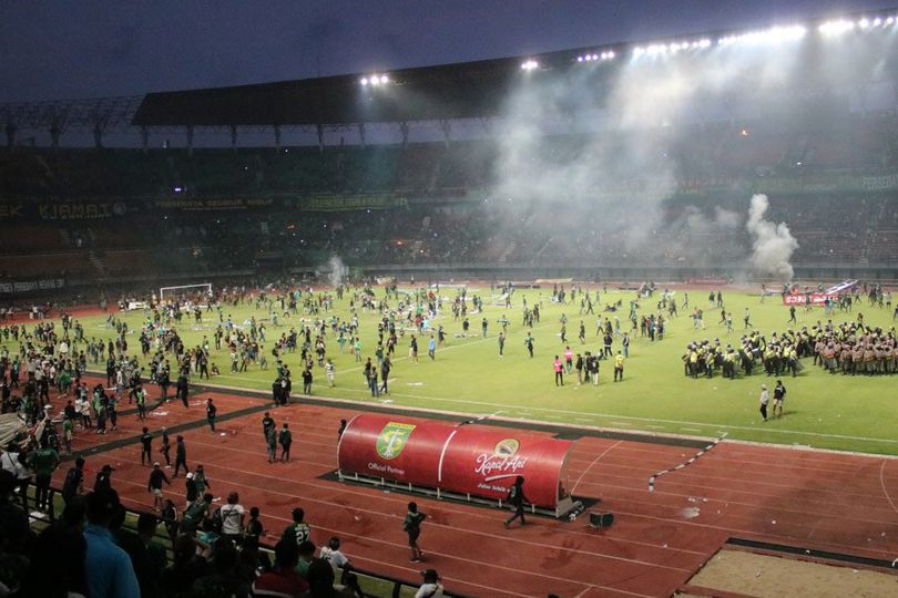 Persebaya Mulai Perbaiki Stadion Gelora Delta Usai Kericuhan Kontra RANS Nusantara FC