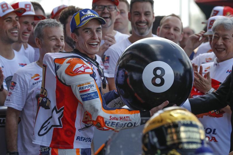 Marc Marquez Akui Tak Pedulikan Rekor Agostini-Rossi Marc Marquez Akui Tak Pedulikan Rekor Agostini-Rossi