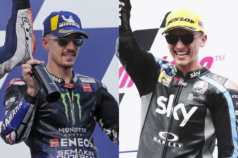 Aksi Sportif Maverick Vinales, Ingatkan Adik Valentino Rossi Pakai Kneeslider