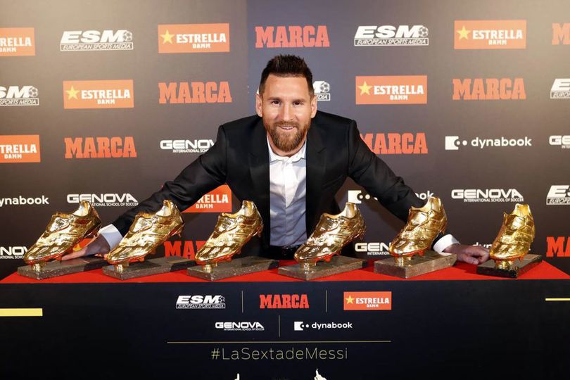 Messi Terima Sepatu Emas, Sang Istri Kenakan Outfit Seharga Rp87 Juta