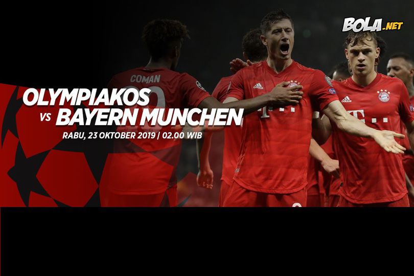 Live Streaming Olympiakos vs Bayern Munchen di Vidio