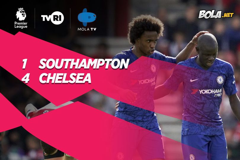 Hasil Pertandingan Southampton vs Chelsea: Skor 1-4