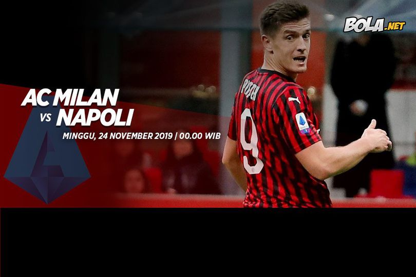 Data dan Fakta Serie A: AC Milan vs Napoli