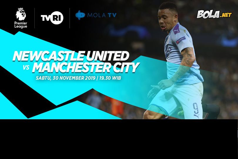 Live Streaming Newcastle vs Manchester City di Mola TV