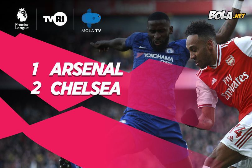 Hasil Pertandingan Arsenal vs Chelsea: Skor 1-2