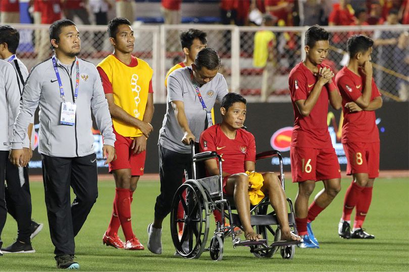 Berbesar Hati, Evan Dimas Maafkan Pemain Vietnam yang Cederai Kakinya