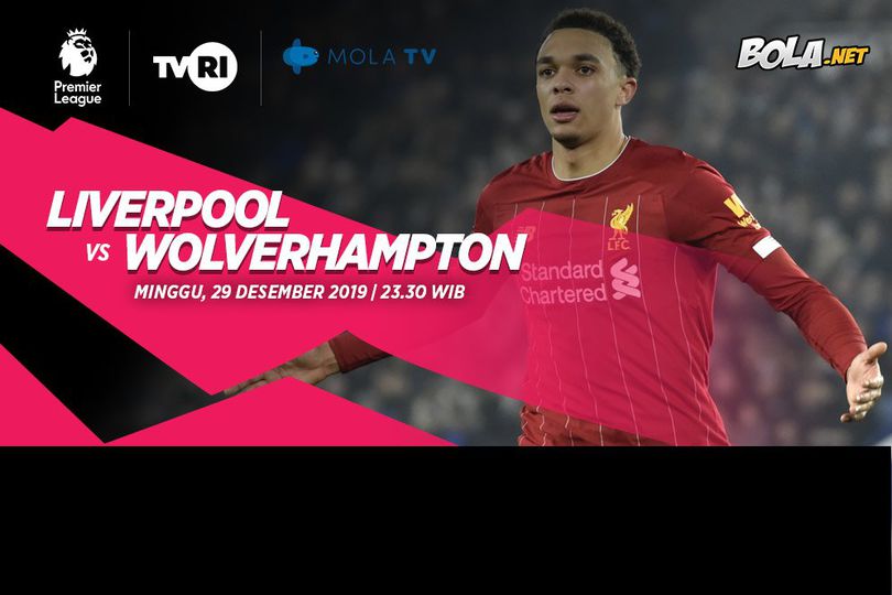 Live Streaming Liverpool vs Wolverhampton di Mola TV