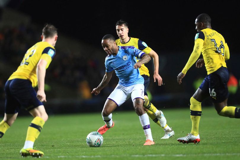 Man of the Match Oxford United vs Manchester City: Raheem Sterling